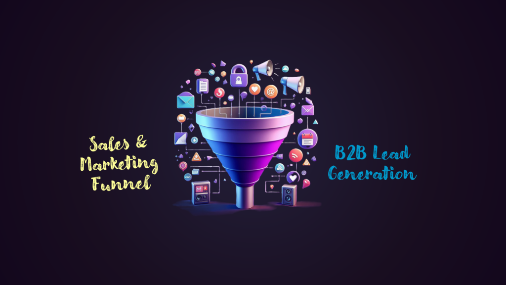 Sales and Marketing funnel image B2B Lead Generation